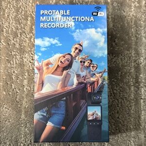 Portable Multifunctional Recorder with WiFi - Black